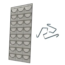 Hat Storage Holder Organizer 24 Clear Pockets Protect Hat Rack Door Hanging Holder Hanger Storage Rack For Baseball Caps Bedroom.