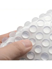 50/100pcs Self-Adhesive Door Stopper Rubber Shock Absorber Cabinet Bumper Silicone Furniture Pad Cushion Protection Pad Best Gifts Birthday Graduation
