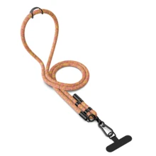 1 件 125 厘米/49 英寸可调节斜挎手机挂绳，多色可选，通用多功能挂绳，配经典黑色固定卡/连接卡。肩带式手机挂绳，适用于所有智能手机，防丢失，适用于手机，耐用编织带手机壳，适合户外活动。 - 彩色 - 查看 26