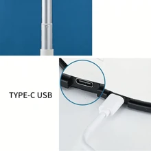 1 pieza Ventilador portátil recargable por USB, capacidad alta de 5400mAh, ajustable, plegable, temporizador, rotación automática, adecuado para escritorio o piso, control remoto, gran acompañante para refrescarse en actividades al aire libre en verano