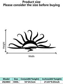 1 件工业风格铁艺艺术壁挂，经防锈处理，哑光黑色几何线条，抽象艺术，万圣节和开斋节的家居装饰