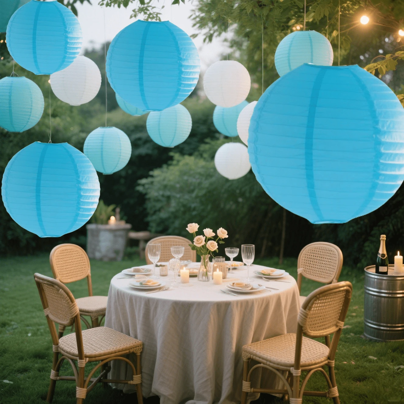 Faroles de papel plegables para decoración de fiestas, en color púrpura, rosa y azul, adecuados para cumpleaños, bodas, regreso a clases, San Valentín, decoración de restaurantes y celebraciones festivas