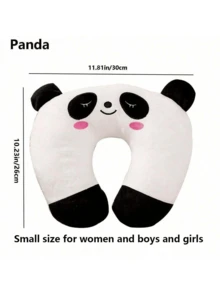 1 件 U 型枕，卡哇伊可爱卡通动物印花柔软舒适枕头，适用于家庭旅行飞机汽车，可爱动物印花枕头，颈部支撑垫，柔软舒适的旅行枕头配件，卡通可爱颈枕创意颈枕高铁旅行午睡 U 型枕，颈部支撑垫，柔软舒适的旅行枕头，家居装饰，适合男孩、女孩和女士的礼物 - 彩色 - 查看 8