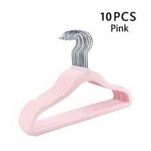 20/10 pezzi Grucce in velluto per vestiti di bambini, rastrelliera per asciugatura resistente e antiscivolo, grucce adatte per neonati, bambini piccoli e vestiti di bambini, grucce per armadi dal design sottile, adatte per la conservazione domestica