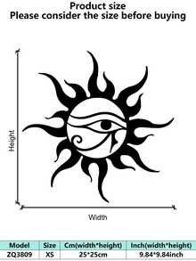 1 件工业风格铁艺艺术壁挂，经防锈处理，哑光黑色几何线条，抽象艺术，万圣节和开斋节的家居装饰