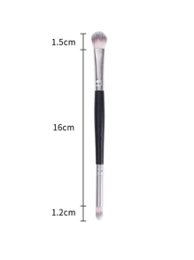 1 pièce Pinceau à ombre à double embout, pinceau doux de mélange et de surbrillance pour le maquillage