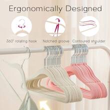 20/10 pezzi Grucce in velluto per vestiti di bambini, rastrelliera per asciugatura resistente e antiscivolo, grucce adatte per neonati, bambini piccoli e vestiti di bambini, grucce per armadi dal design sottile, adatte per la conservazione domestica