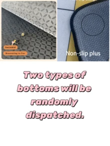 1 件欢迎信和心形印花门垫、图案地毯、圣诞家居装饰垫 - 花卉和格子地毯、适用于厨房和浴室装饰、卧室入口装饰垫、趣味印花垫、浴室地毯、最适合圣诞节、多房间垫（圣诞格子/贝壳/花环） - 彩色 - 查看 10