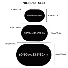 1/3 Pieces Set Of Retro Bathroom Set, Sketch Floral Pattern, Non-Slip Absorbent Floor Mats, Diatom Mud Floor Mats, Retro Decorative Floor Mats, Bathroom U-Shaped Toilet Mats, Wash Basin Absorbent Foot Mats, 2.5mm Thickness Back To School Entryway Decor Bathroom Kitchen Decor - Black Sketch Flowers - View 8