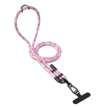 1 件 125 厘米/49 英寸可调节斜挎手机挂绳，多色可选，通用多功能挂绳，配经典黑色固定卡/连接卡。肩带式手机挂绳，适用于所有智能手机，防丢失，适用于手机，耐用编织带手机壳，适合户外活动。 - 彩色 - 查看 23