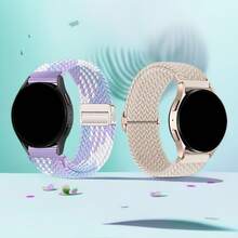 2 件 18mm20mm22mm 通用弹性编织环带兼容三星 Galaxy Watch 7 6 5 4 /Garmin Venu Venu2 Venu3 Venu3S 表带，适合女性和男性，快速释放运动磁性表带替换手链兼容 Garmin Vivoactive5 4/Vivoactive 4s/Forerunner245 645 255 265 255S 265S/华为手表 GT5 GT4 GT3 GT2 GT/Watch 4/4pro/Amazfit BIP6 BIP5 GTR4 GTR3 GTS4 GTS3/GTR Mini/Pop Pro/小米手表 S4 S3 S2 智能手表配件 - 20mm - 查看 29