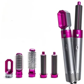 Kynley Cepillo Secador De Pelo Profesional 5 En 1, Cepillo De Aire Caliente De 1000W, Rizador , Alisador, Moldeador 5 en 1 ✅ Entrega en 3-5 días