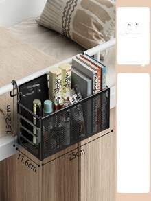 1 件宿舍床边挂篮收纳架，宿舍天花板安装收纳架学校用品，返校