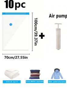 11PCS Travel Vacuum Bags,Vacuum Storage Bags,Vaccume Bags,Packing Cubes Compression,Vacuum Backpack,Storage Bag,Compression Packing Cubes,Vacuum Bags With Pump,Travel Bag,Storage Box,Vacuum Pump,Applicable To Bedroom,Luggage,Clothes Storage,Dresses For Women,Summer Travel Essentials,Holiday Essentials,Travel Accessories,Travel Essentials Women,Airplane Essentials,Camping,Storage,Cruise Essentials