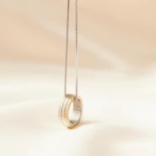 Trio Affirmation Spinner Necklace - Default - View 1