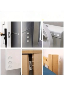 50/100pcs Self-Adhesive Door Stopper Rubber Shock Absorber Cabinet Bumper Silicone Furniture Pad Cushion Protection Pad Best Gifts Birthday Graduation