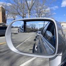 2pcs Car Rearview Mirror Car Blind Spot Mirror 360 Car Reversing Auxiliary Mirror Glass Borderless Fan-Shaped Small Round Mirror