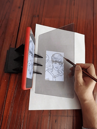Creative Sketching And Painting Tool Kit With Projection Pad - Compatible With Mobile Phones And Tablets, Perfect For Artists And Enthusiasts,Back To School,School Supplies