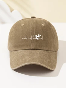 1 Stück Modische Damen Baseball Kappe mit Frosch Herzschlag Aufdruck, weiche Krone, verstellbare Größe, Sonnenhut für Outdoor, Geschenk für Feiertage, Hiphop, Outdoor Sport, Camping, Partys, Urlaub