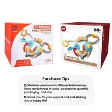 10-In-1 Busy Cube Toys For Toddlers, Montessori Sensory Busy Board - Airplane, Car, Travel Toys For Infant Interaction, Busy Cube Activity Center Educational Learning Toys, Children School Supplies, Student Stationery, Birthday Gift (Some Accessories With Random Colors) - Multicolor - View 12