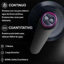 Bomba Eléctrica para Garrafón | Dispensador Automático de Agua USB | Motor Potente 2L/min | Rápido y Silencioso - Blanco - Ver 2