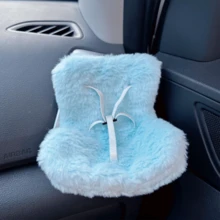 1pc Car Seat For Labubu Dolls With Soft Furry Cushion,Car Seat For Dolls With Air Vent Clip,Cute And Functional Car Ornament For Labubu Fans And Doll For Women Storage Organizer Travel Essentials Back To School Dormitory Storage,Festival Gifts.Christmas Gift Ideas. - Multicolor - View 7