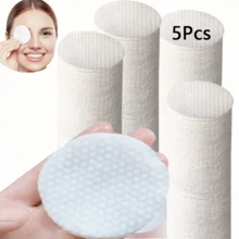 1200 miếng bông tẩy trang hình bầu dục, thích hợp sử dụng cho mặt, bông tẩy trang chất lượng cao, không gây dị ứng, không xơ vải, phù hợp với mọi loại da, khăn ướt dùng một lần, khăn lau mặt không dệt. - trắng - Xem 17