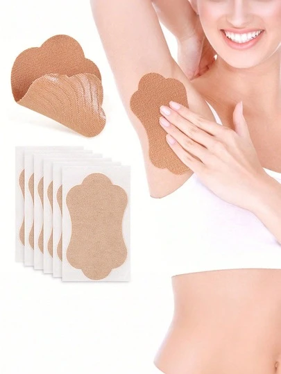 2/10/20pcs Disposable Fabric Invisible Pad Anti-Sweat Patch, Minimalist White Underarm Anti-Sweat Patch,For Long-Lasting And Effective Sweat Prevention, Invisible Sweat Absorption, Under The Armpit For Comfort, Anti Sweat Patch, For Outdoor Travel,For Women And MenBody Care For Travel,Sport,Outdoor,Summer