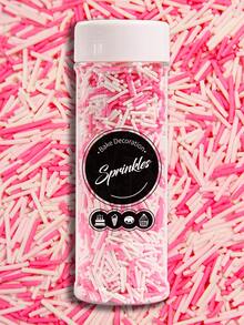 彩虹糖屑蛋糕装饰套装，逼真装饰，适用于冰淇淋、纸杯蛋糕、甜甜圈、松露巧克力、马卡龙、华夫饼、棒棒糖、翻糖和甜点桌 | 生日、婚礼、圣诞节、情人节DIY派对用品，仅供装饰 - 彩色 - 查看 13