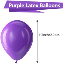 Purple Balloon Garland Kit Dark And Gold Arch Lavender Light Decoration For Princess Party Birthday