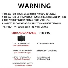 [Mini Rastreador de Carro] Mini Dispositivo Rastreador de Carro Oculto, Localizador Airtag, Rastreador GPS Global | Sem Mensalidade, Capa Magnética, Tag Rastreadora Air com Apple Find My (somente iOS) para Rastreamento de Chaves, Carteira, Bagagem, Mala, Bicicleta