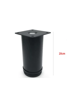 4 Pieces Adjustable Cabinet Feet, Table Feet, Sofa Feet, Bed Feet, Coffee Table Feet, Cabinet Feet, Support Legs, Furniture Feet Metal Replacement Feet