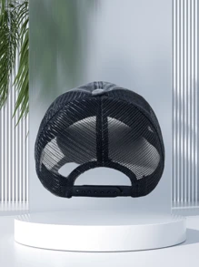 1 Stück "SPORT" waschbare Baseballkappe mit Mesh, Berg-Muster Wandern einfache und lässige Kappe, modisch retro weich schweißableitend verstellbare Größe leicht UV-Schutz multifunktionale Dad Cap, geeignet für Outdoor-Sport, Alltag, Partys und Urlaub, ein perfektes Geschenk für Familie und Freunde