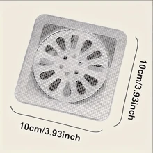 Shower & Bathtub Hair Catcher - Easy To Use, Drain Filter Stickers, Disposable Drain Covers, Suitable For Shower, Sink, And Laundry Room, Easy To Stick, Hair Stopper Drain Cover, Disposable Drain Filter, Bathroom Hair Catcher Plug, Drain Cover, Kitchen Sink Filter, Disposable Shower Drain Hair Collector, Floor Drain Filter Stickers, Hair Stopper For Bathroom Bathtub, Bathroom Accessories Back To School