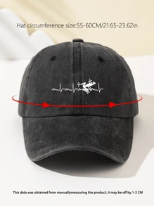 1 Stück Modische Damen Baseball Kappe mit Frosch Herzschlag Aufdruck, weiche Krone, verstellbare Größe, Sonnenhut für Outdoor, Geschenk für Feiertage, Hiphop, Outdoor Sport, Camping, Partys, Urlaub