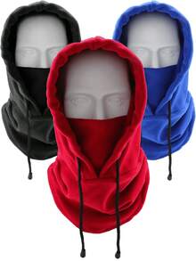 1 件优雅滑雪巴拉克拉法帽，防风保暖，适合滑雪面罩，适合户外骑行、钓鱼、跑步、赛车、球类运动、徒步旅行和日常穿着，男女通用 - 彩色 - 查看 8
