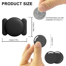 [Mini Rastreador de Carro] Mini Dispositivo Rastreador de Carro Oculto, Localizador Airtag, Rastreador GPS Global | Sem Mensalidade, Capa Magnética, Tag Rastreadora Air com Apple Find My (somente iOS) para Rastreamento de Chaves, Carteira, Bagagem, Mala, Bicicleta