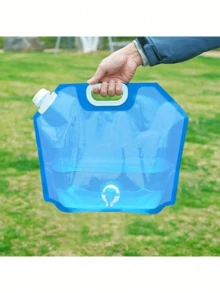 5L/10L 露營水袋 便攜折疊水桶 大容量水容器 附閥門 可折疊水桶，適合戶外露營、野餐與燒烤 - 彩色 - 查看 7