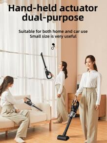 RAF 1 Pc Cordless Handheld Vacuum Cleaner, 6kPa Cyclonic Suction Cordless Car Vacuum Cleaner, Rechargeable High-Power Vacuum For Car/Office/Home