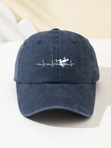 1 Stück Modische Damen Baseball Kappe mit Frosch Herzschlag Aufdruck, weiche Krone, verstellbare Größe, Sonnenhut für Outdoor, Geschenk für Feiertage, Hiphop, Outdoor Sport, Camping, Partys, Urlaub