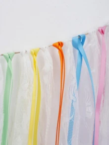 1pc 25 Yards Solid Satin Ribbon, Handmade Fabric Satin Ribbon For Baking, Gift Wrapping, DIY Crafts, Hair Accessories, Wedding Decoration, Sewing, Invitation, Bouquet, Christmas, In Light Champagne Color - Multicolor - View 12