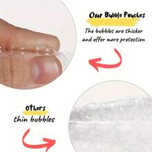 20PCS 10/15/20CM Premium Shockproof Bubble Bag Set - Clear Transparent Thickened Foam Film, Anti-Collision Protective Padded Mailers, Multi-Size Sealed Edge, Holiday Gift Wrap, Express Shipping Essentials, Bestseller For Storage & Worldwide Delivery
