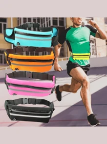 قطعة واحدة/حقيبة هاتف جوال للرياضات الخارجية والركض، قابلة للتنفس، غير مرئية، مطابقة بإحكام،خفيفة الوزن، سعة كبيرة،حقيبة خصر اللياقة البدنية،مناسبة للجنسين