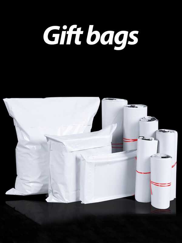 100 pièces/10 pièces Sacs d'emballage d'expédition adhésifs imperméables et anti-poussière pour la logistique rapide. Sacs d'emballage et d'expédition de cadeaux, cadeaux pour femmes, petites amies, Saint-Valentin, Nouvel An