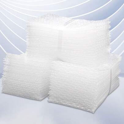 20PCS 10/15/20CM Premium Shockproof Bubble Bag Set - Clear Transparent Thickened Foam Film, Anti-Collision Protective Padded Mailers, Multi-Size Sealed Edge, Holiday Gift Wrap, Express Shipping Essentials, Bestseller For Storage & Worldwide Delivery