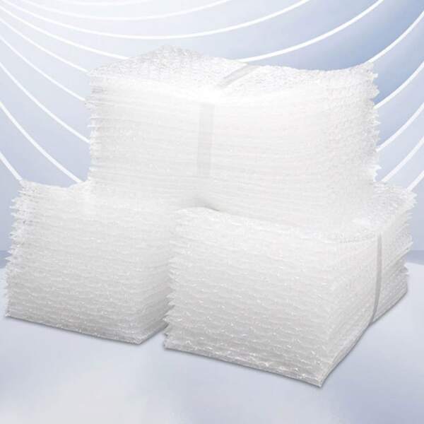 20pcs, 10*20CM,15*20cm,10*20cm Express Bubble Bag, Shockproof Transparent Bubble Bag, Thickened Anti-Collision Protective Express Bag, Foam Bubble Film Pad School Supplies,Back To School