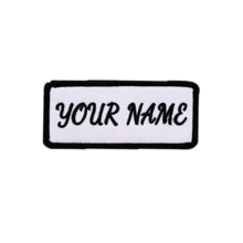 Customize Rectangle Patch With Special Font Name Patch Can Sew On Or Hook And Loop Backing - Multicolor 2 - View 4