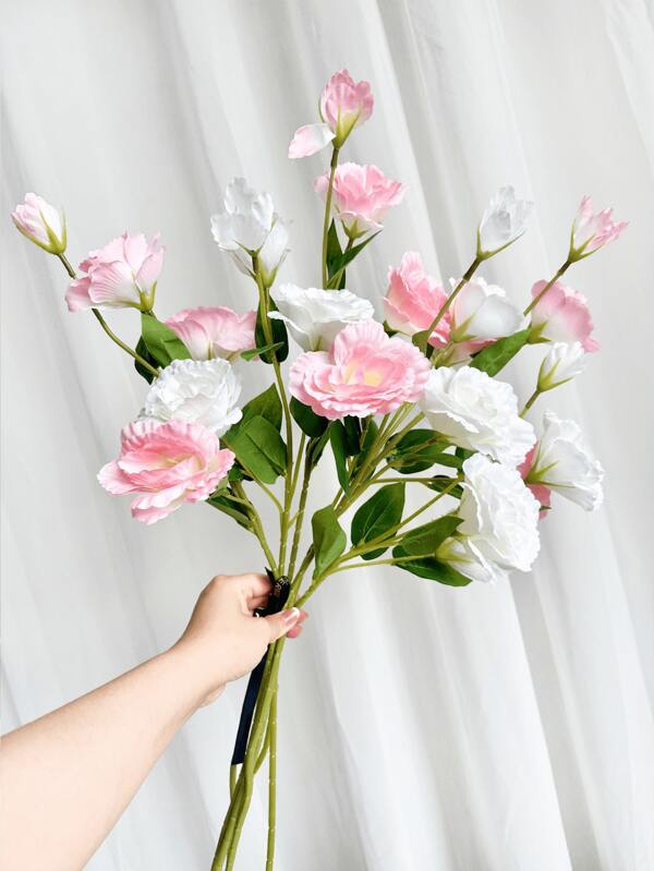 6 piezas de flores de rosa artificiales de 70 cm, flores falsas para decoración de pared, sala de estar, dormitorio, boda, fiesta, relleno de escritorio, hogar, decoración de escritorio, cocina, boda, mesa, centros de mesa, oficina, jardín, exterior, casa, patio, decoración de primavera, verano, otoño e invierno