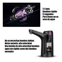 Bomba Eléctrica para Garrafón | Dispensador Automático de Agua USB | Motor Potente 2L/min | Rápido y Silencioso - Blanco - Ver 3