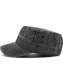 1 件水洗棒球帽，男女通用，做旧帽子，户外运动防晒太阳帽，卡车司机帽，时尚休闲纯色平顶帽，适合送给亲戚朋友、爸爸、妈妈的礼物 - 彩色 - 查看 9